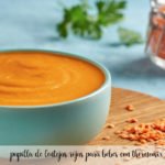 red lentil porridge for babies with thermomix