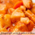 Chicken breasts with carrot sauce with Thermomix