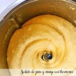 Pineapple and mango sorbet with thermomix