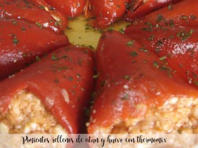 Stuffed peppers with tuna and egg with thermomix