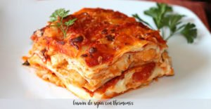 Cuttlefish lasagna with Thermomix