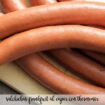steamed frankfurter sausages with thermomix