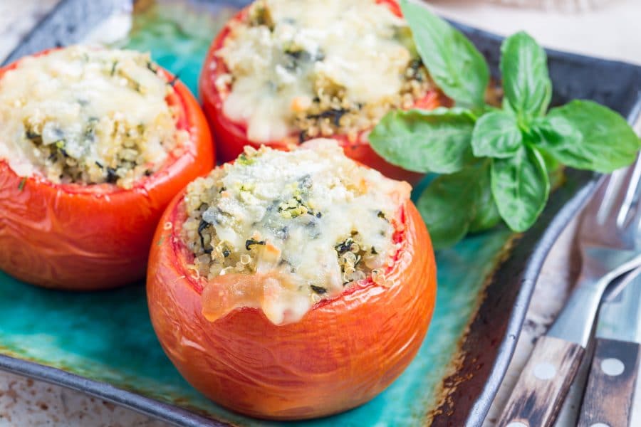 Tomatoes stuffed with ricotta with thermomix