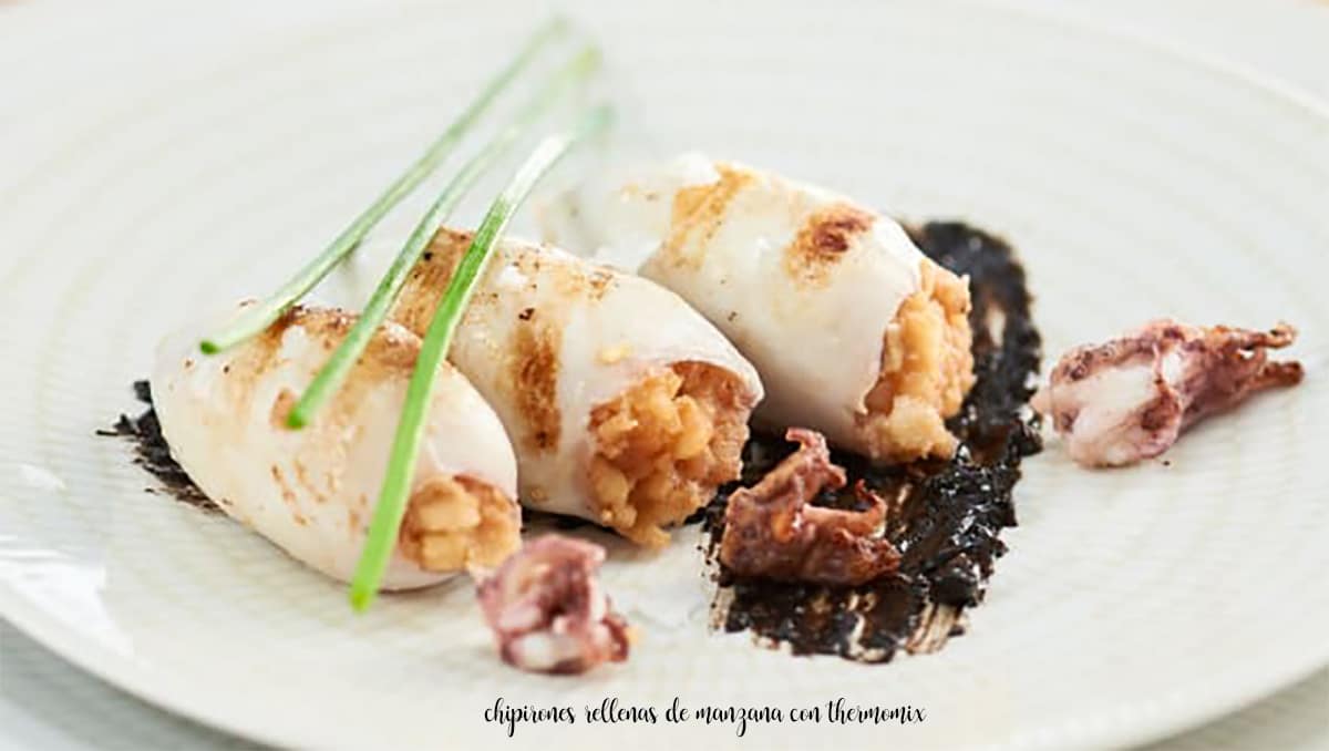 Squid with apple with Thermomix