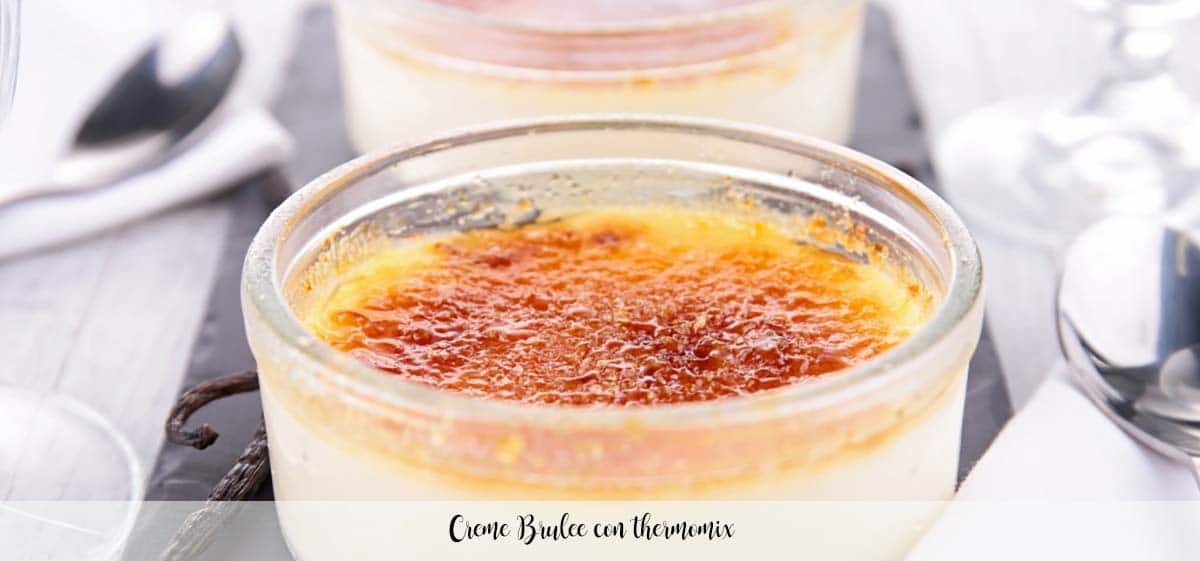Creme brulee with thermomix