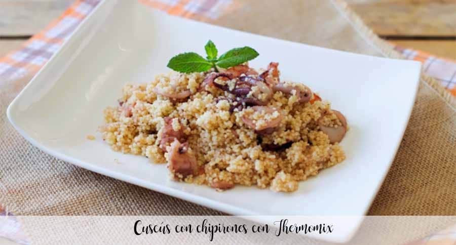 Couscous with baby squid with Thermomix