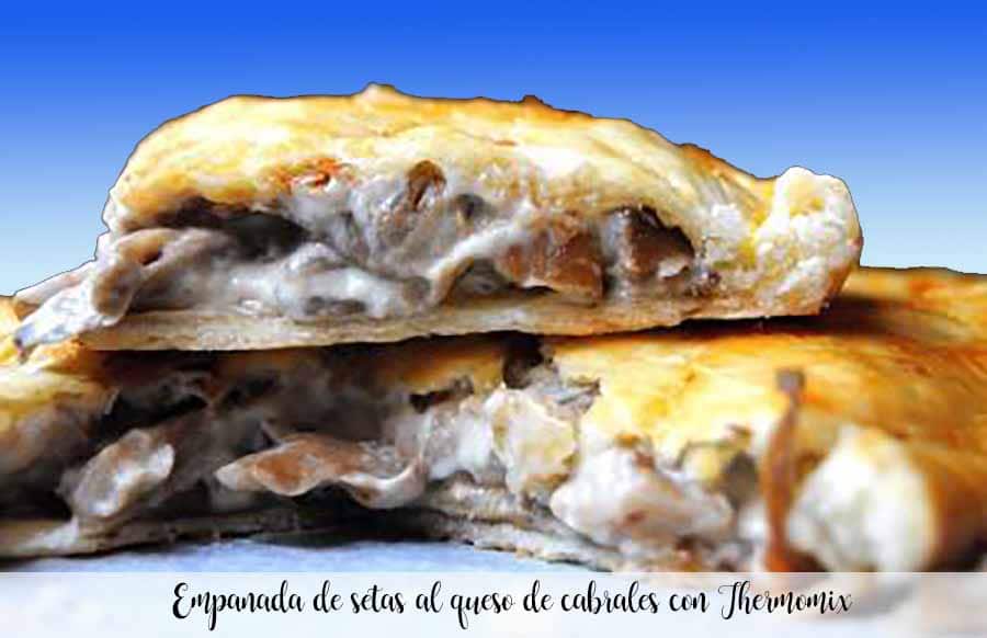 Mushroom pie with Cabrales cheese with Thermomix