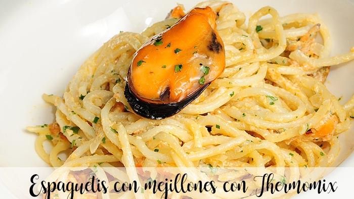Spaghetti with mussels with Thermomix