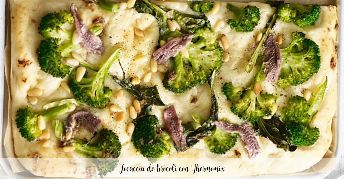 Broccoli Focaccia with Thermomix