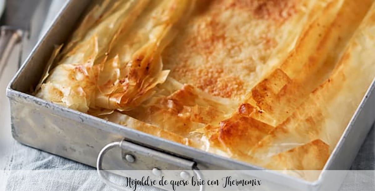 Brie cheese puff pastry with Thermomix