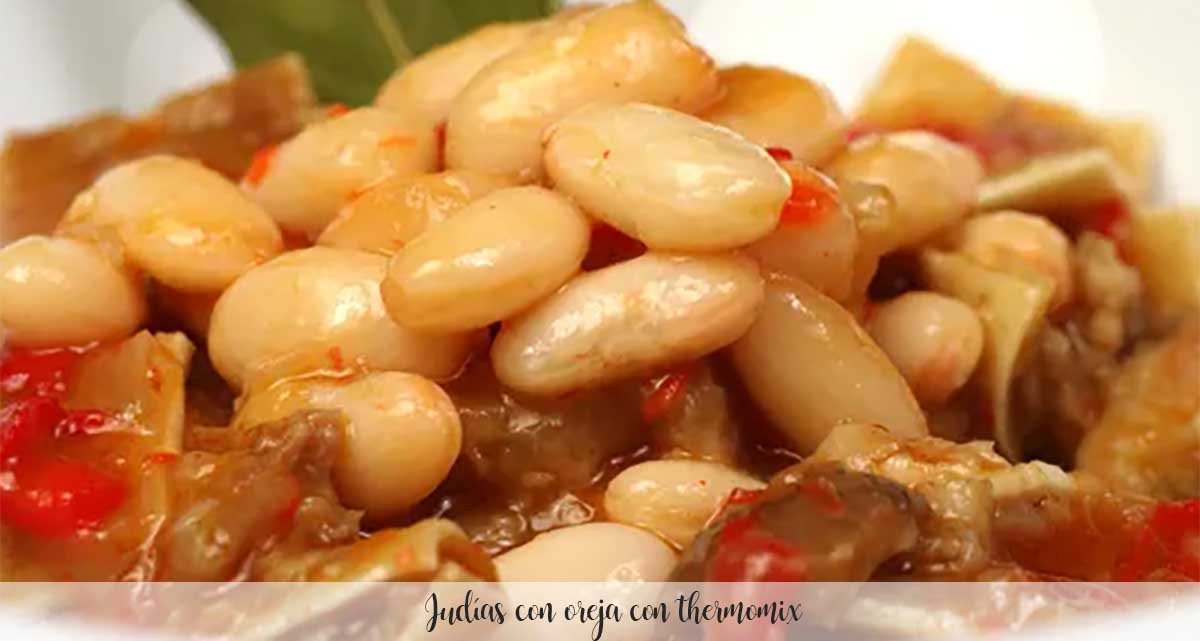 Beans with ear with thermomix