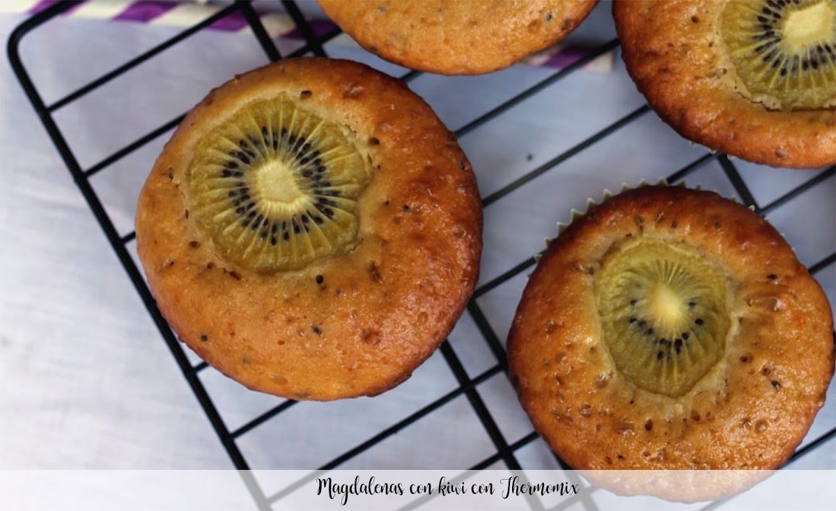 Muffins with kiwi with Thermomix