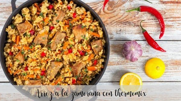 Zamora style rice with thermomix