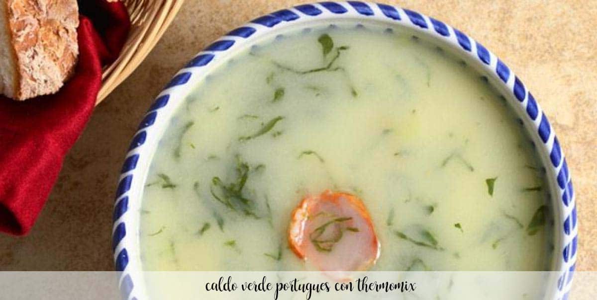 Portuguese green broth with thermomix
