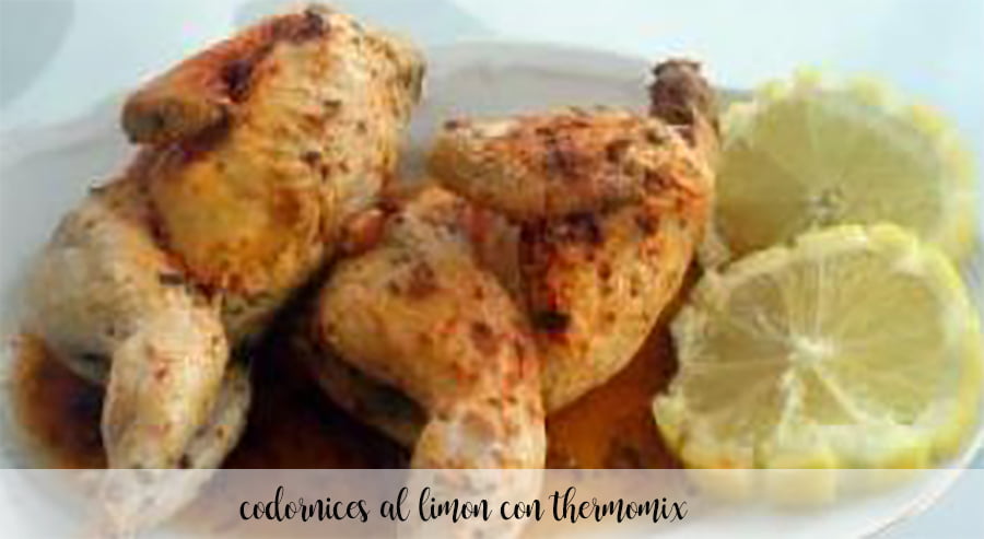 Lemon quail with thermomix