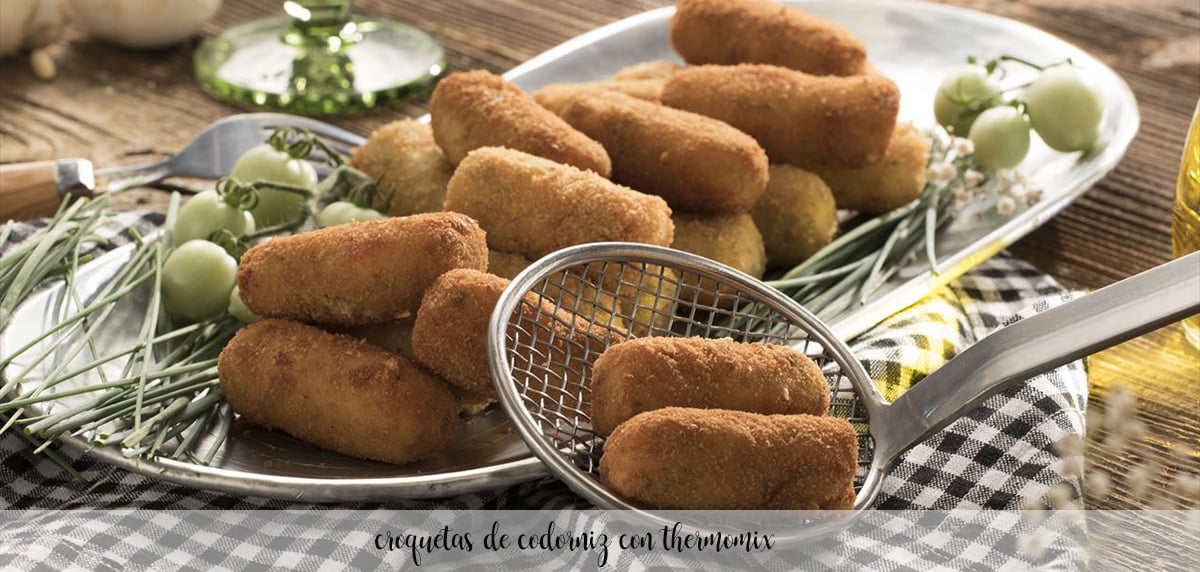 quail croquettes with thermomix