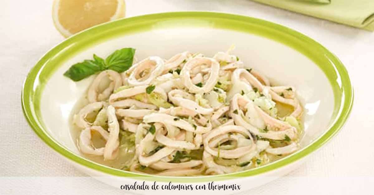Squid salad with Thermomix