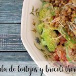 Lentil and broccoli salad with Thermomix
