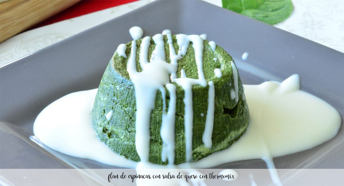 spinach flan with thermomix