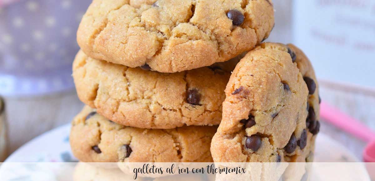 Rum cookies with Thermomix