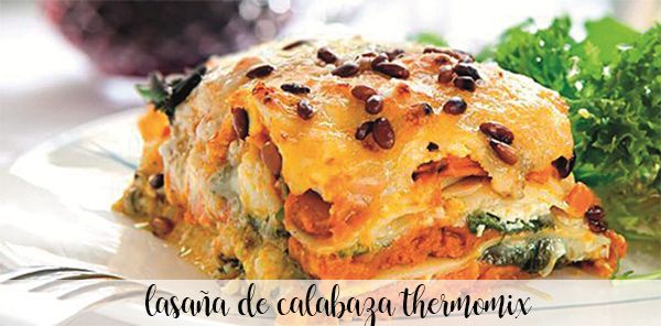 Pumpkin lasagna with Thermomix