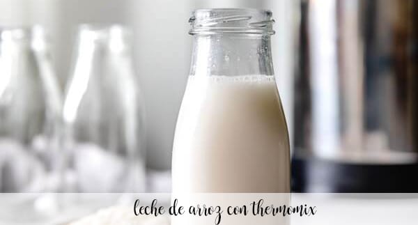 rice milk with thermomix