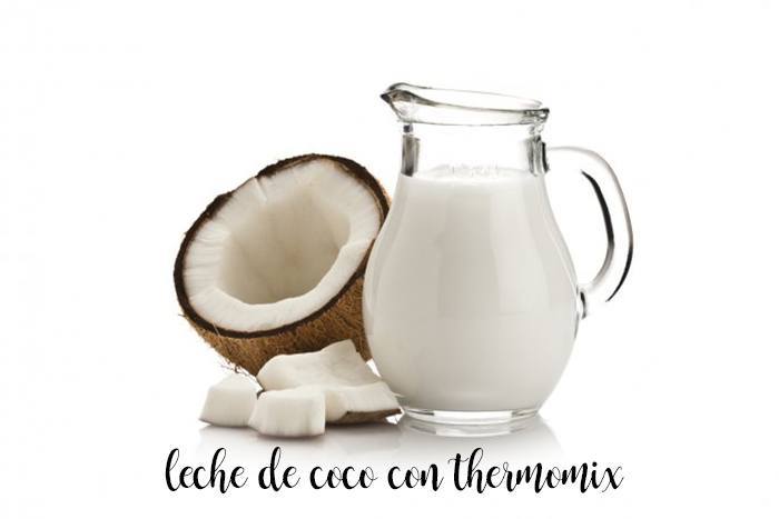 Coconut milk with thermomix
