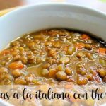 Italian lentils with Thermomix