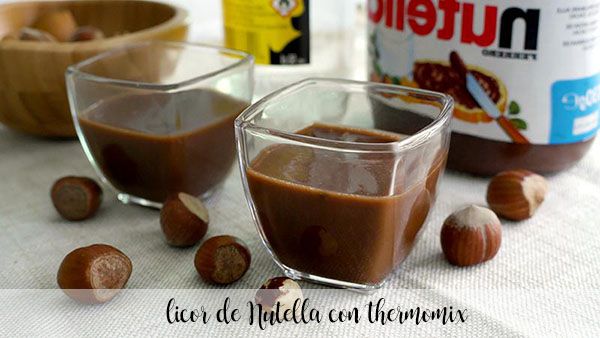 Nutella liqueur with thermomix