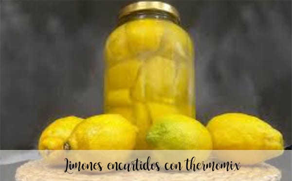 Pickled lemons with thermomix