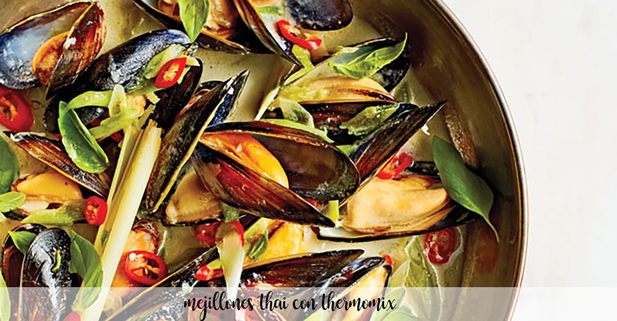 Thai mussels with thermomix