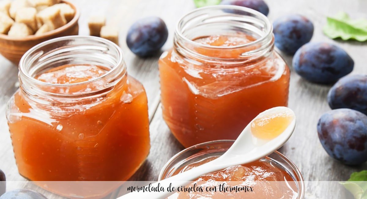 Plum jam with Thermomix