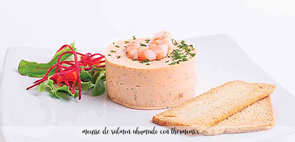 Smoked salmon mousse with thermomix