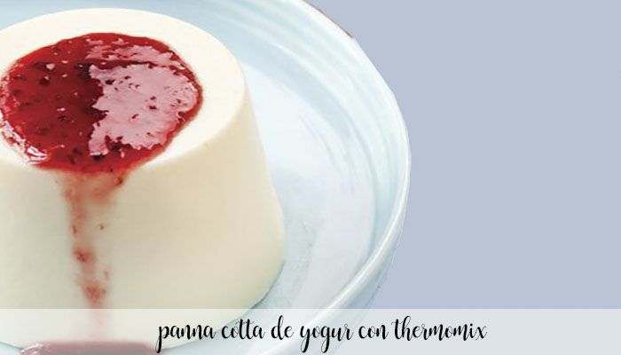 Yogurt panna cotta with Thermomix