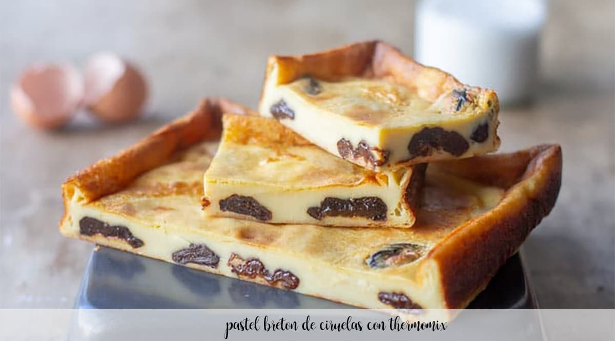 Breton plum cake with thermomix