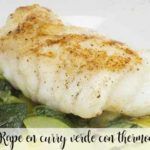 Monkfish in green curry with thermomix