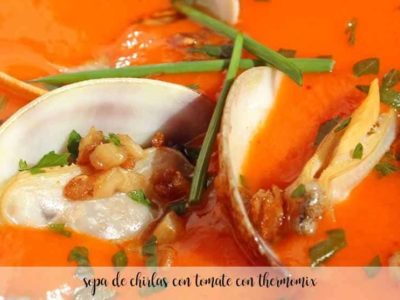 clams and tomato soup with thermomix