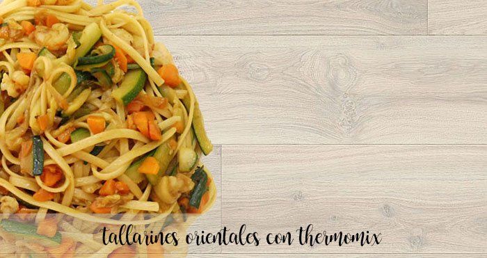 Oriental noodles with Thermomix
