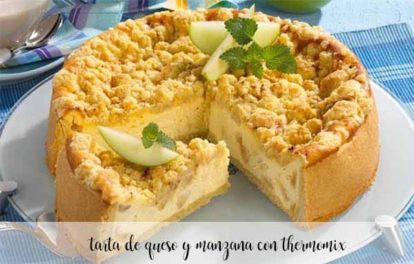Cheese and apple cake with Thermomix