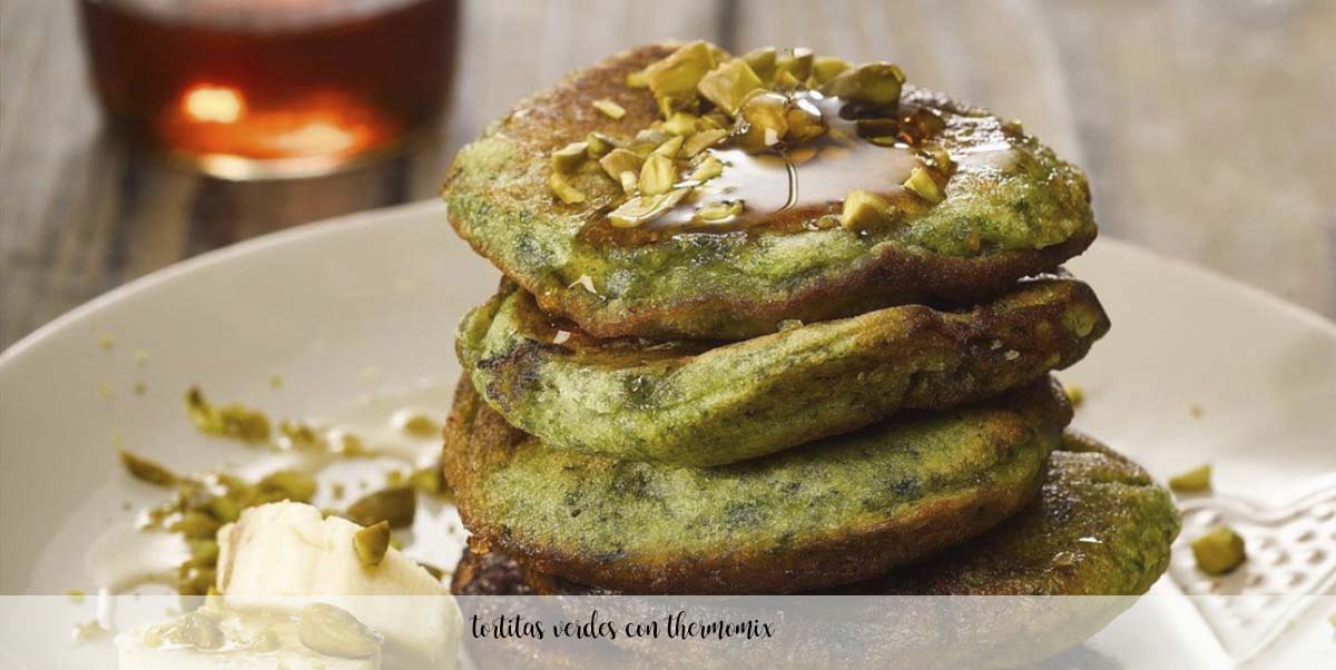 Green pancakes with thermomix
