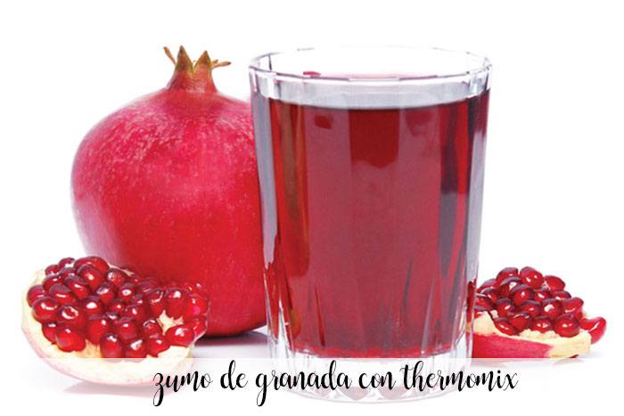 pomegranate juice with thermomix