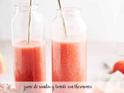 watermelon and tomato juice with thermomix