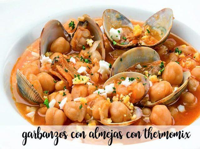 Chickpeas with clams with Thermomix