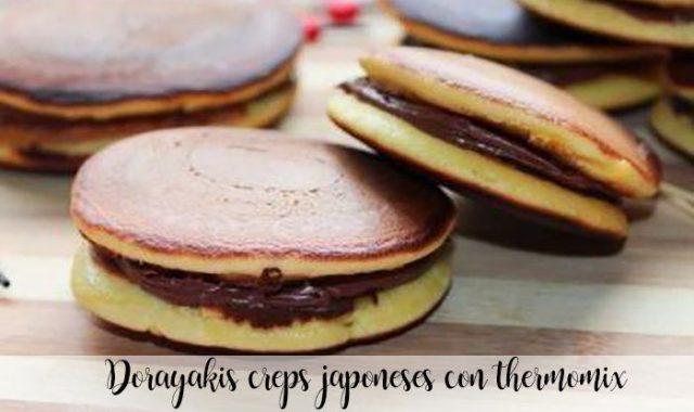 Dorayakis japanese pancakes with thermomix