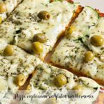 Gluten-free vegetarian pizza with thermomix