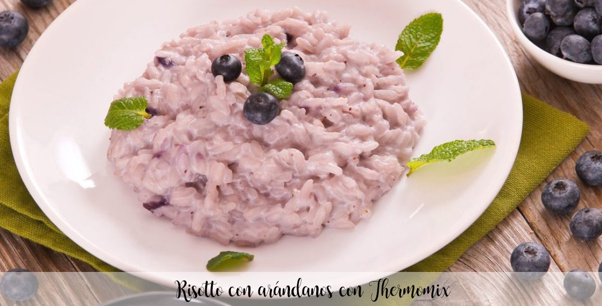 Risotto with blueberries with Thermomix