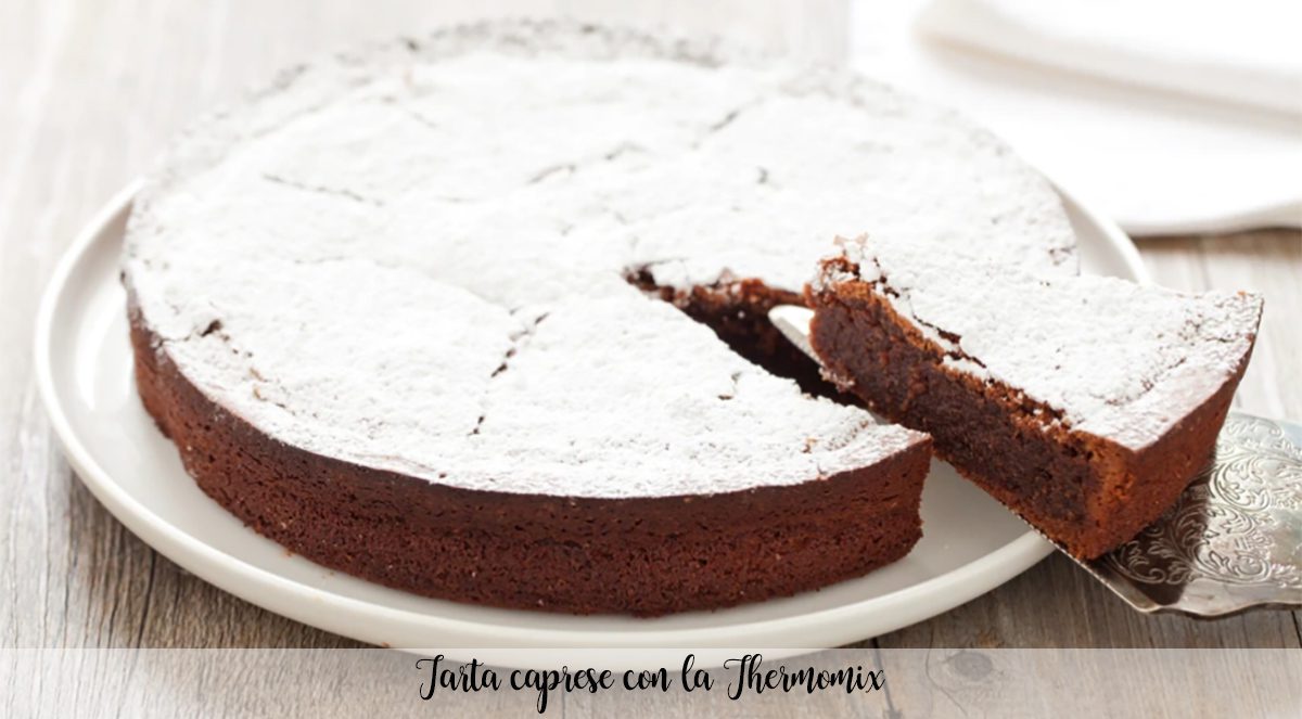 Caprese cake with the Thermomix