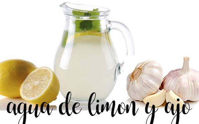 Garlic and lemon water, burn natural fat with thermomix