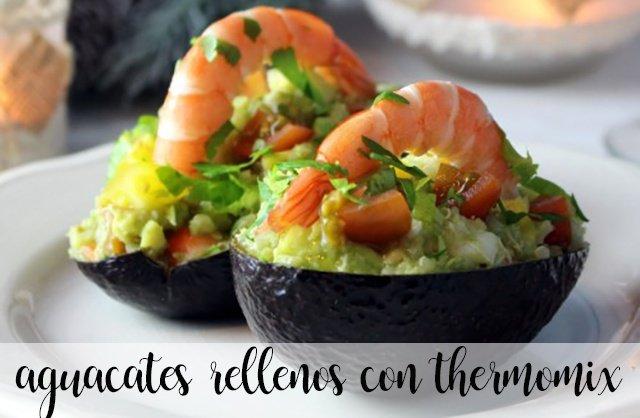 Avocados stuffed with thermomix