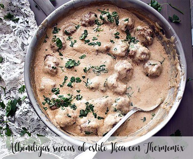 Swedish meatballs Ikea style with Thermomix